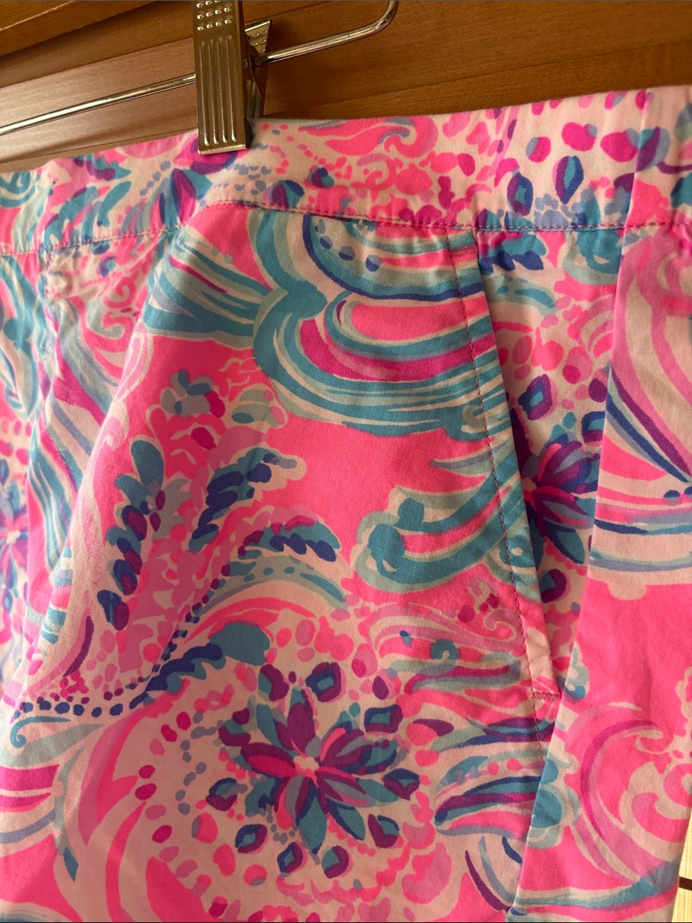LILLY PULITZER Ocean View Short Prosecco Pink Don't Be Jelly Size; M; EUC - Picture 2 of 13